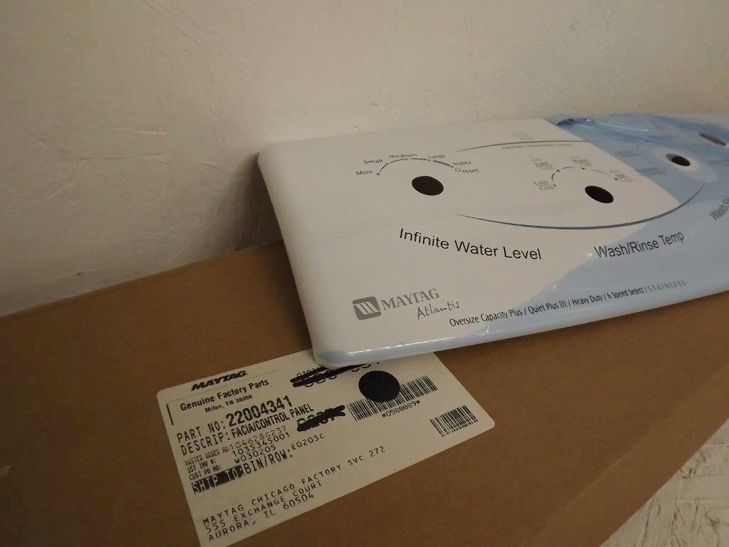 MAYTAG WHIRLPOOL WASHER 22004341 FACIA/CONTROL PANEL NEW MAYTAG WHIRLPOOL WASHER 22004341 FACIA/CONTROL PANEL NEW